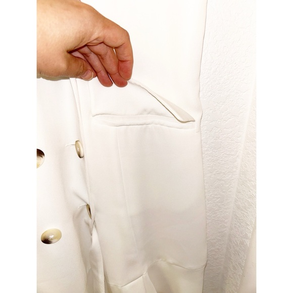 MAEVE x ANTHROPOLOGIE Sleeveless Blazer Mini Dress Double BREASTED SZ: Small - Picture 7 of 15